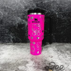 Hello Kitty Engraved Stanley Cup Dupe 40Oz beeteetalk 2