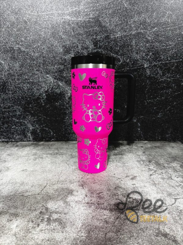 Hello Kitty Engraved Stanley Cup Dupe 40Oz beeteetalk 2