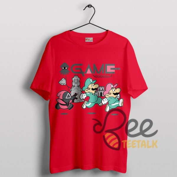 Super Mario X The Squid Game 2 Shirt beeteetalk 2