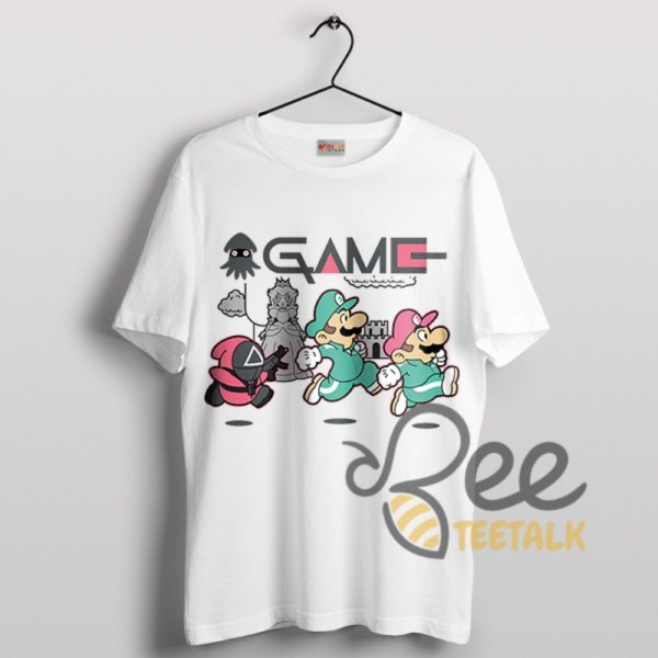 Super Mario X The Squid Game 2 Shirt beeteetalk 4