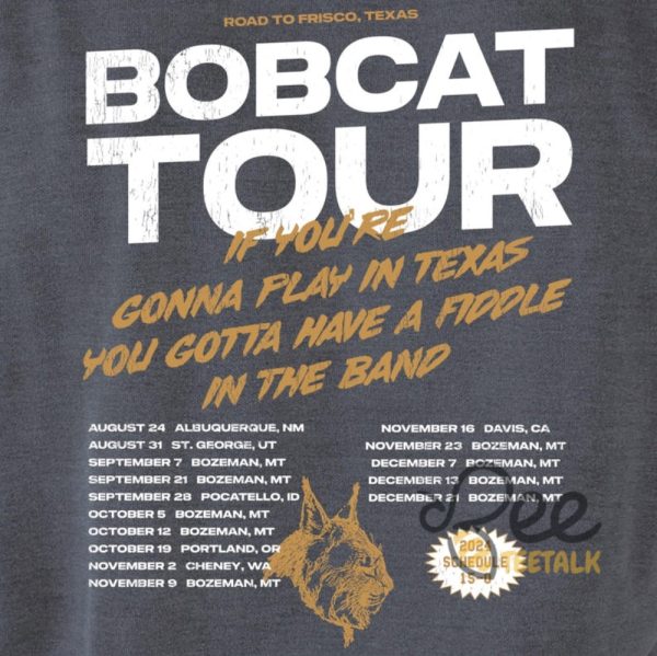 Montana State Bobcats Tour Msu Football Shirt National Championship Bound 2024 Gift beeteetalk 6