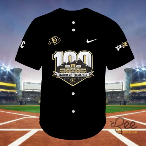 Nike Jc On Deion Sanders 100Th Anniversary Colorado Buffaloes Baseball Jersey Shirt beeteetalk 1