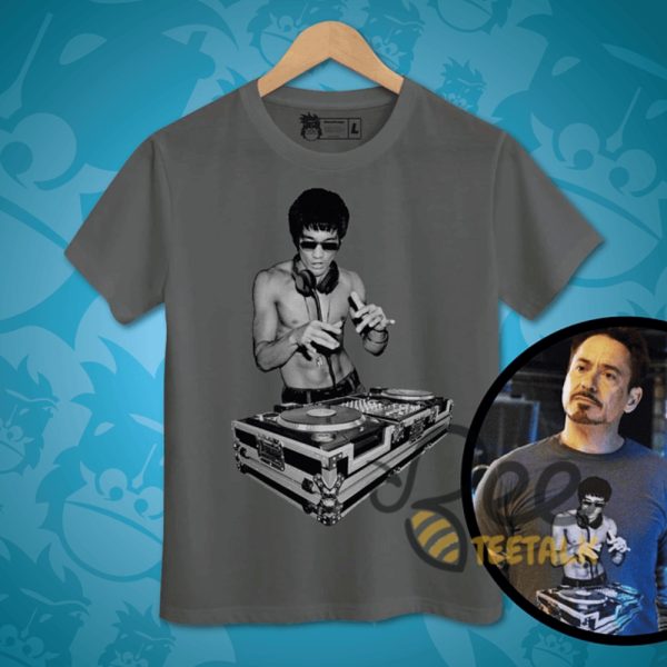 Replica Polera Tony Bruce Lee Dj T Shirt Sweatshirt Hoodie Worn By Iron Man beeteetalk 1