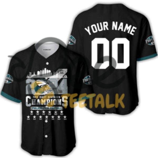 Personalized Philadelphia Eagles Nfc Championship Baseball Jersey Football 2024 Division Champions Shirt beeteetalk 1