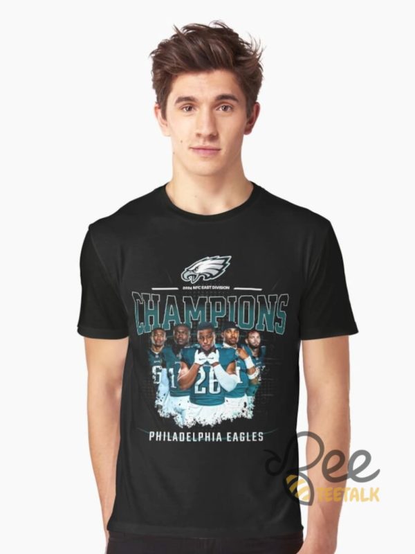 2024 Nfc East Champions Eagles Shirt Football Philadelphia Eagles Divisional Championship Apparel beeteetalk 2