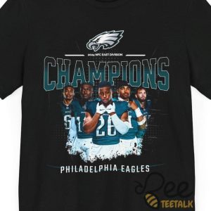 2024 Nfc East Champions Eagles Shirt Football Philadelphia Eagles Divisional Championship Apparel beeteetalk 8