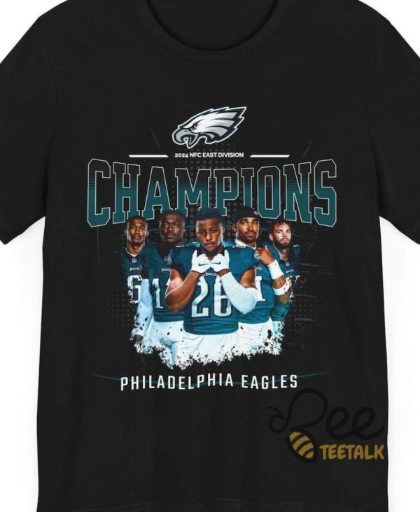 2024 Nfc East Champions Eagles Shirt Football Philadelphia Eagles Divisional Championship Apparel beeteetalk 8