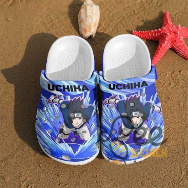 Anime Uchiha Sasuke Crocs Naruto Slippers beeteetalk 1