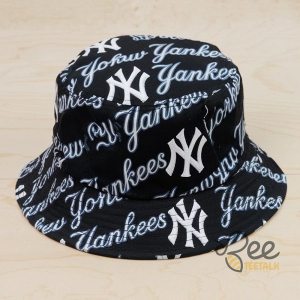 New York Yankees Black Bucket Hat beeteetalk 1