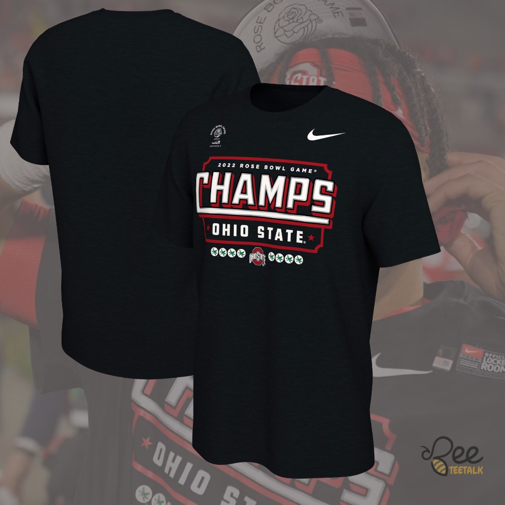 Nike Ohio State Rose Bowl Shirt 2025 Champions