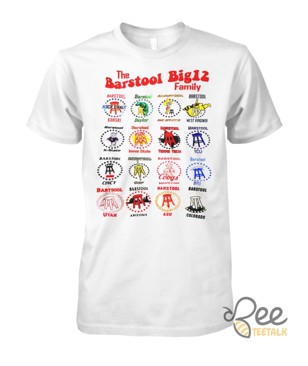 The Barstool Big 12 Family Beach Bowl Shirt