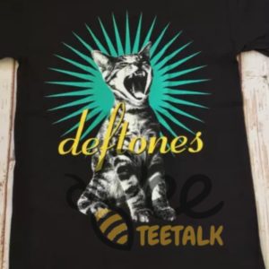 Vintage Deftones Cat Logo Shirt Reprinted beeteetalk 4