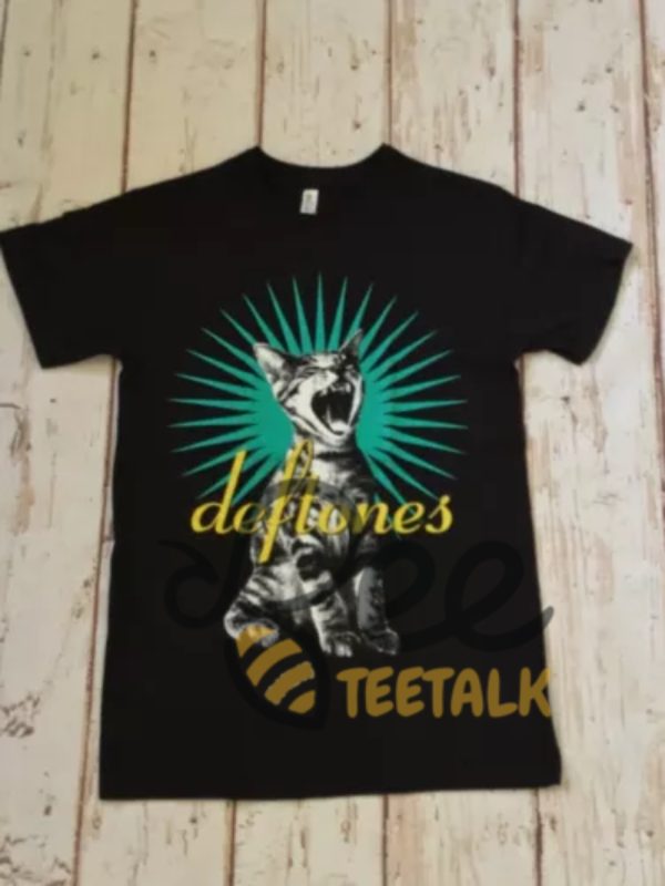 Vintage Deftones Cat Logo Shirt Reprinted beeteetalk 5