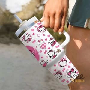 Hello Kitty Valentines Day Tumbler Cup 40Oz beeteetalk 2