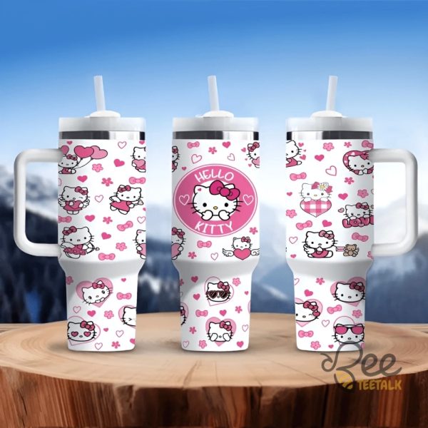 Hello Kitty Valentines Day Tumbler Cup 40Oz beeteetalk 3