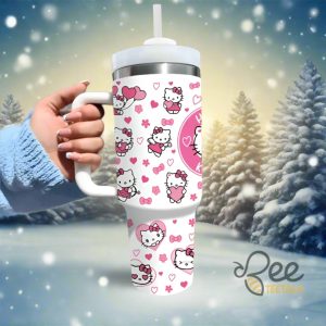 Hello Kitty Valentines Day Tumbler Cup 40Oz beeteetalk 4