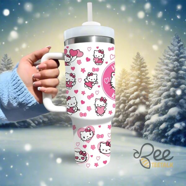 Hello Kitty Valentines Day Tumbler Cup 40Oz beeteetalk 4