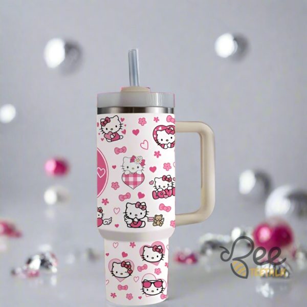 Hello Kitty Valentines Day Tumbler Cup 40Oz beeteetalk 6