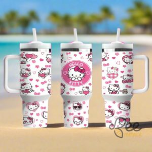 Hello Kitty Valentines Day Tumbler Cup 40Oz beeteetalk 7