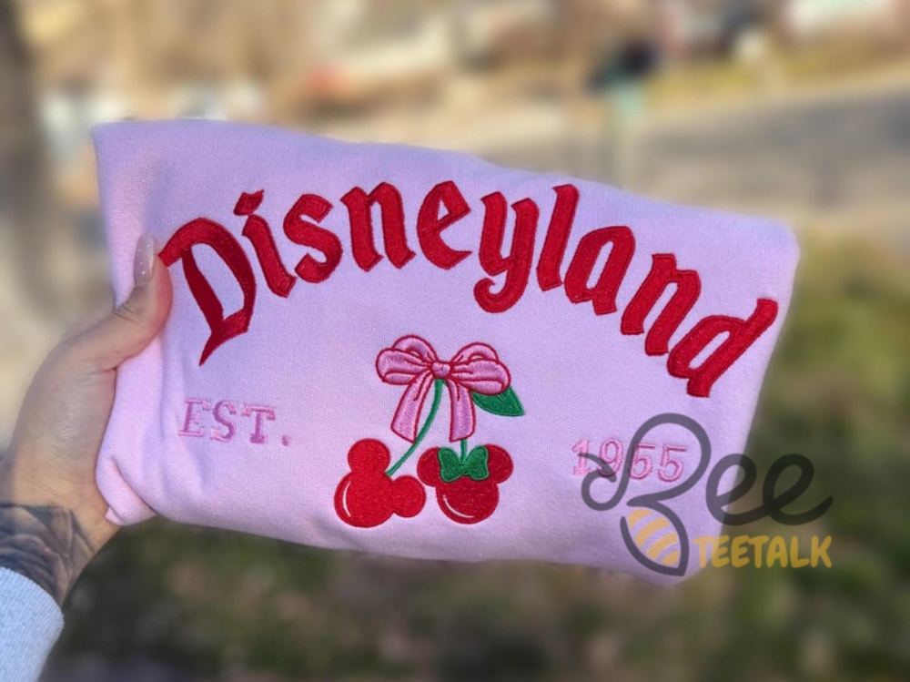 Disneyland Embroidered Sweatshirt T Shirt Hoodie