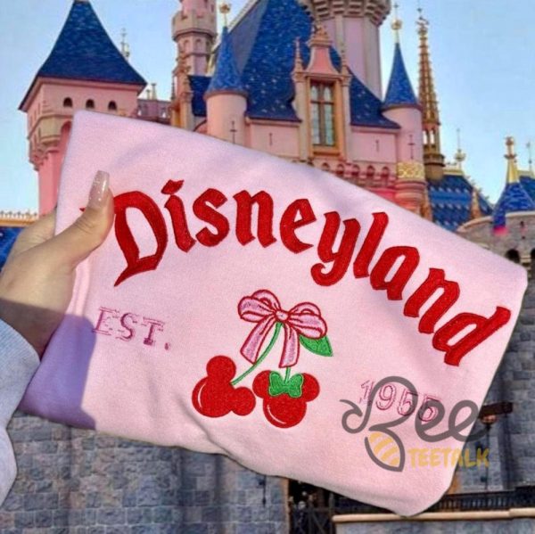 Disneyland Embroidered Sweatshirt T Shirt Hoodie beeteetalk 2