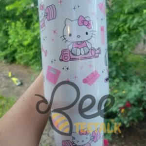 Hello Kitty Workout 40Oz Tumbler With Handle beeteetalk 2