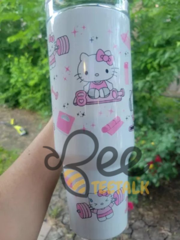 Hello Kitty Workout 40Oz Tumbler With Handle beeteetalk 2