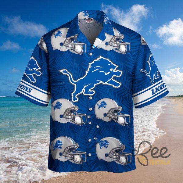 Detroits Lions Tropical Hawaiian Shirt beeteetalk 1