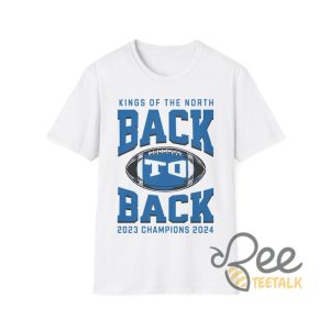 King Of The North Back To Back Champions Detroit Lions Football Shirt beeteetalk 2