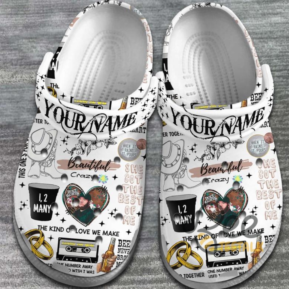 Custom Name Luke Combs Crocs