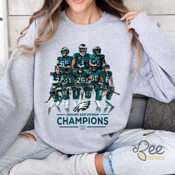 Philadelphia Eagles 2024 Nfc East Division Champions Shirt beeteetalk 1