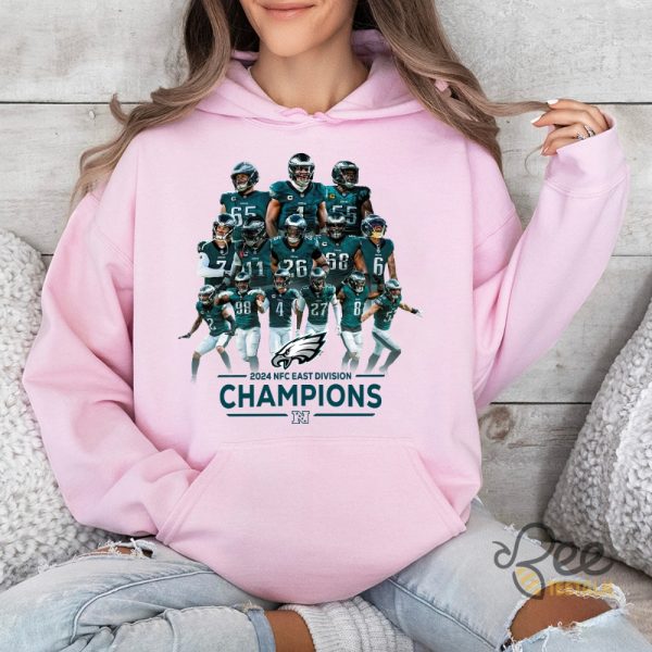 Philadelphia Eagles 2024 Nfc East Division Champions Shirt beeteetalk 3