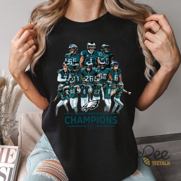 Philadelphia Eagles 2024 Nfc East Division Champions Shirt beeteetalk 4