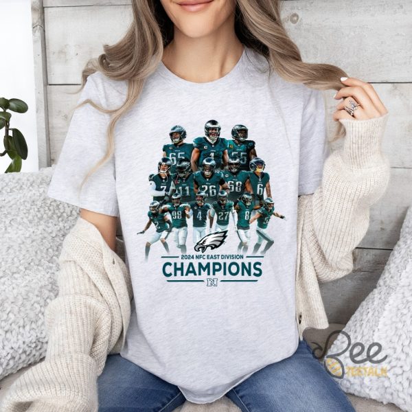 Philadelphia Eagles 2024 Nfc East Division Champions Shirt beeteetalk 5