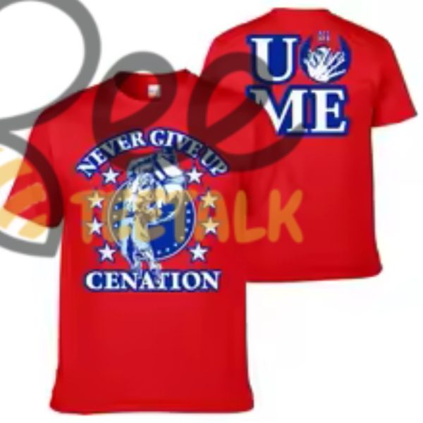 Wwe John Cena Never Give Up Cenation Shirt Choose Shirt Color beeteetalk 2