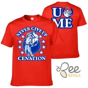 Wwe John Cena Never Give Up Cenation Shirt Choose Shirt Color beeteetalk 3