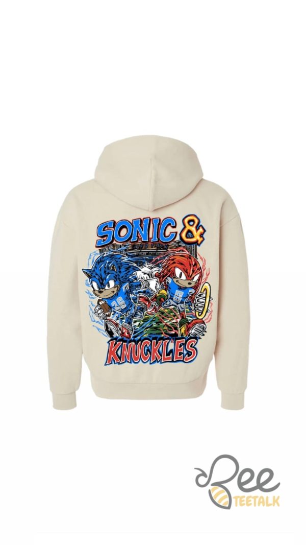 Sonic And Knuckles Detroit Lions Shirt beeteetalk 3