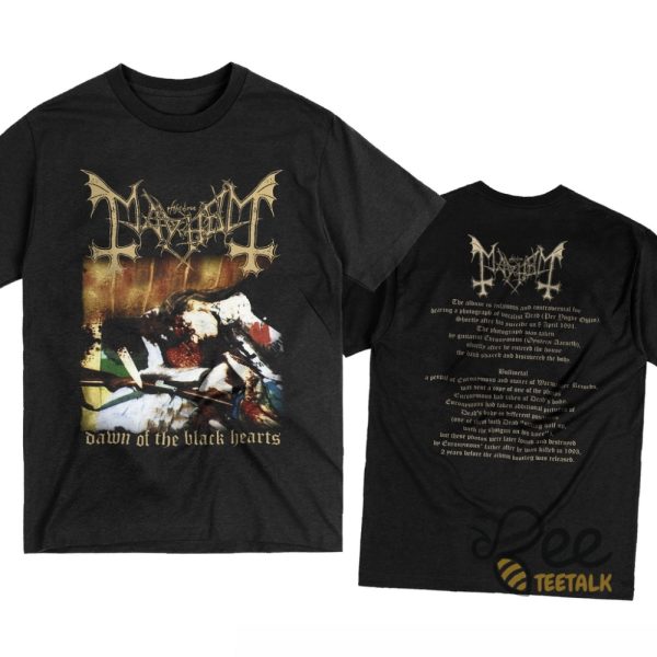 Mayhem Band Album Cover Shirt Reprinted beeteetalk 2