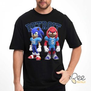 Detroit Lions Sonic And Knuckles Lions Shirt beeteetalk 3