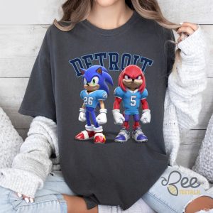 Detroit Lions Sonic And Knuckles Lions Shirt beeteetalk 4