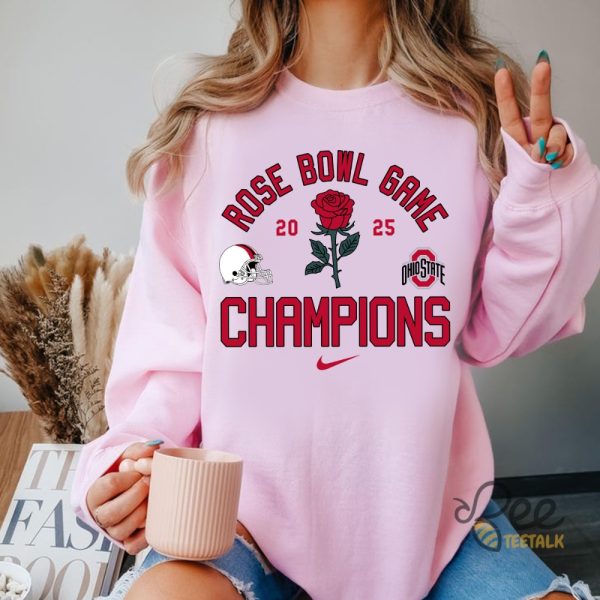 Nike Rose Bowl Game Ohio State Buckeyes Champions 2025 Shirt beeteetalk 2