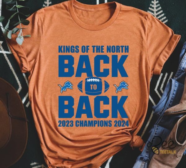 Detroit Lions Back To Back Champions 2024 Shirt beeteetalk 1