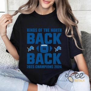 Detroit Lions Back To Back Champions 2024 Shirt beeteetalk 2