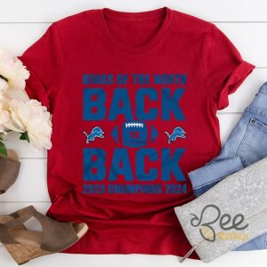 Detroit Lions Back To Back Champions 2024 Shirt beeteetalk 3