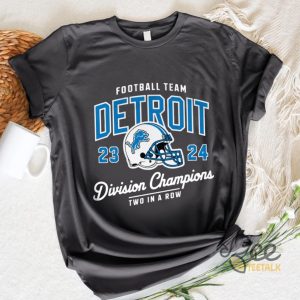 Two In A Row Detroit Lions Division Champs Shirt beeteetalk 3