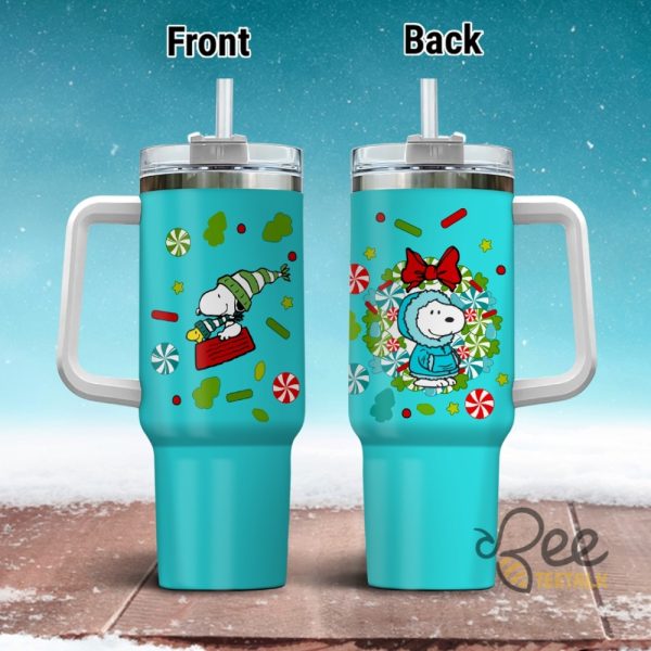 Snoopy Christmas Stanley Cup Dupe Inspired By Zak Tumbler beeteetalk 1