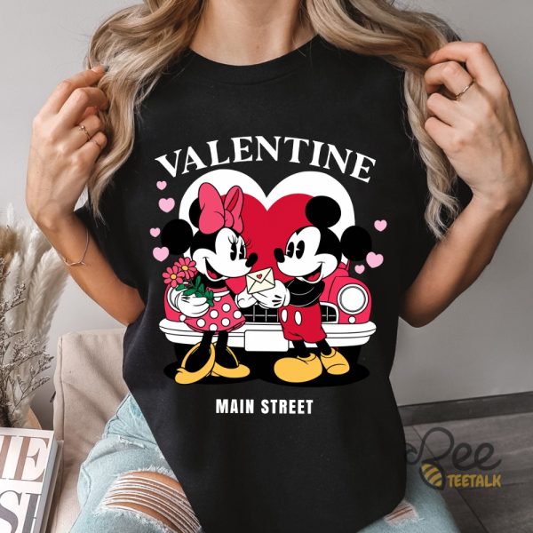 Retro Valentines Day Main Street Disneyland Shirt beeteetalk 1