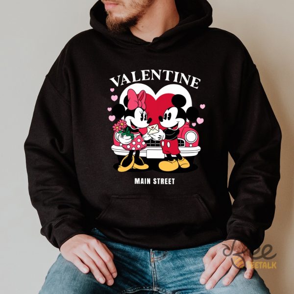 Retro Valentines Day Main Street Disneyland Shirt beeteetalk 5