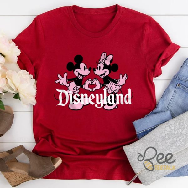 Disneyland Mickey And Minnie Valentines Day Shirt 2025 beeteetalk 1