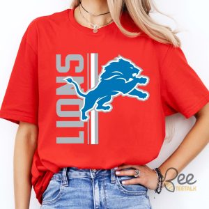 New Nfl Vertical Detroit Lions Logo Shirt beeteetalk 3